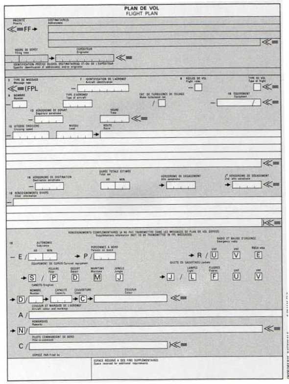 Plan de vol